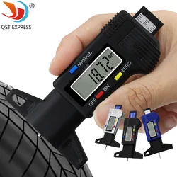 Digital Tread Depth Gauge For Car Tyre Tire Meter Thickness Gauges Automobile Tire Wear Detection Measuring Tools Depth Caliper