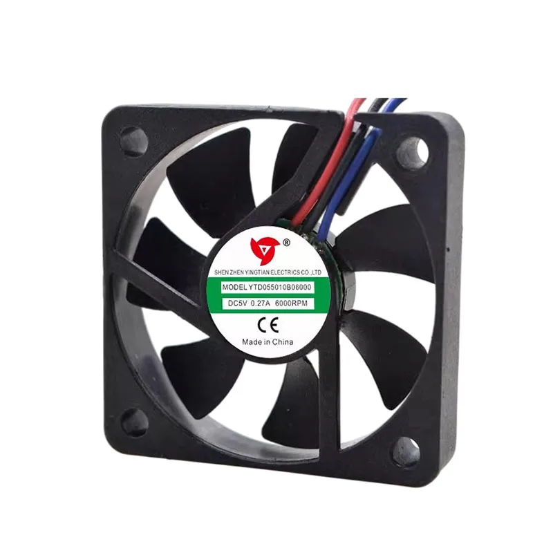 

НОВЫЙ ОРИГИНАЛ YTD055010B06000 5 В 0,27 А 5010 50*50*10 мм ОХЛАЖДАЮЩИЙ ВЕНТИЛЯТОР РАДИАТОР
