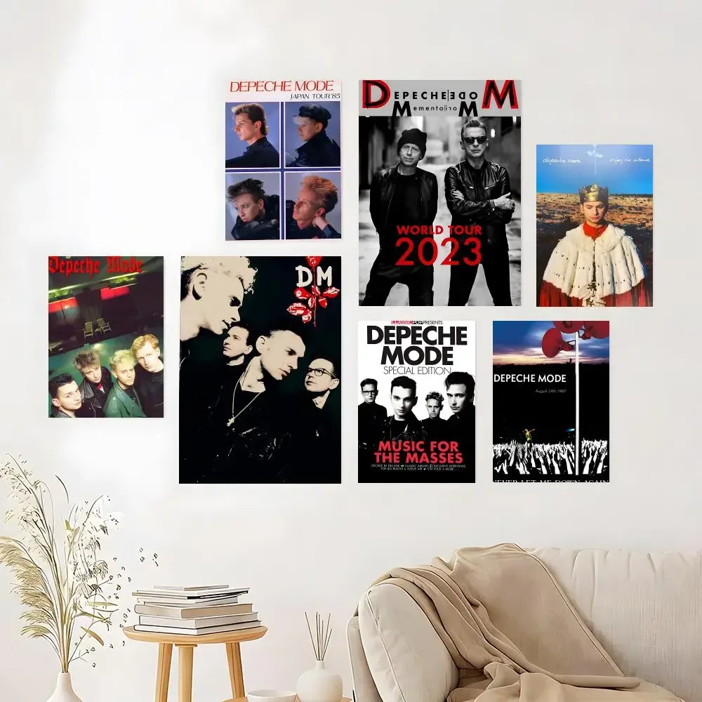 Band D-Depeche M-Mode Poster Multi-Purpose Wall Art for Living Room Bedroom Office  Bar Home Decor Gift