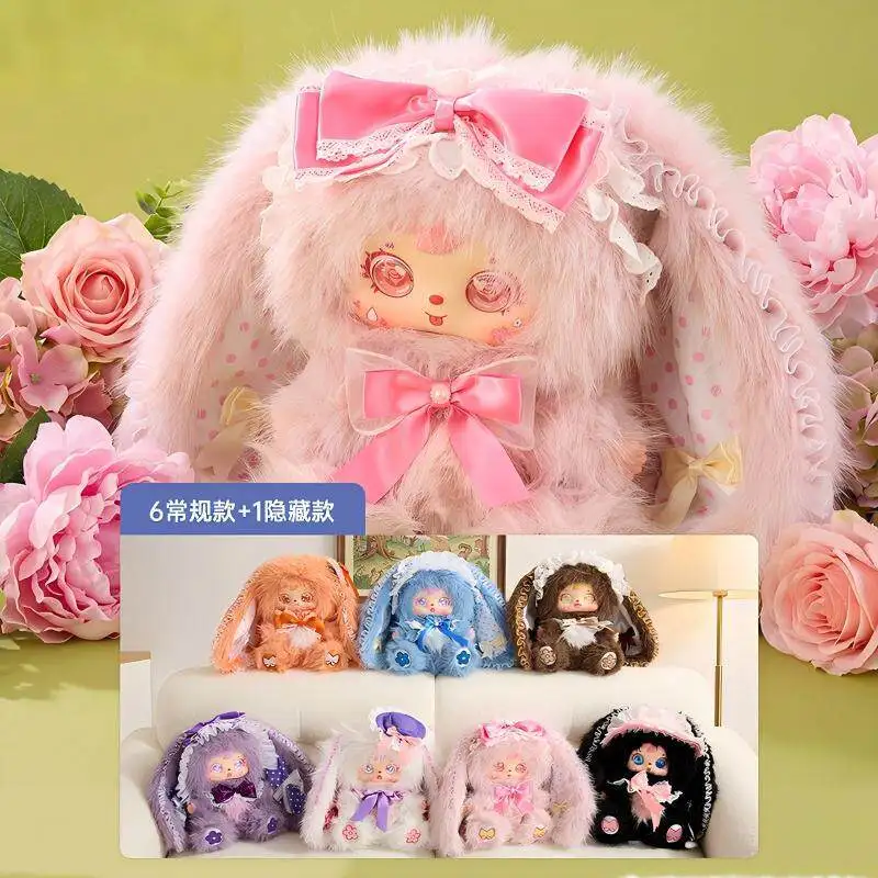 

Плюшевая игрушка-сюрприз: Кролик-Эльф, второе поколение, новинка 2026 года, пушистая милая фигурка, подвеска для сумки, подарок для коллекционеров игрушек