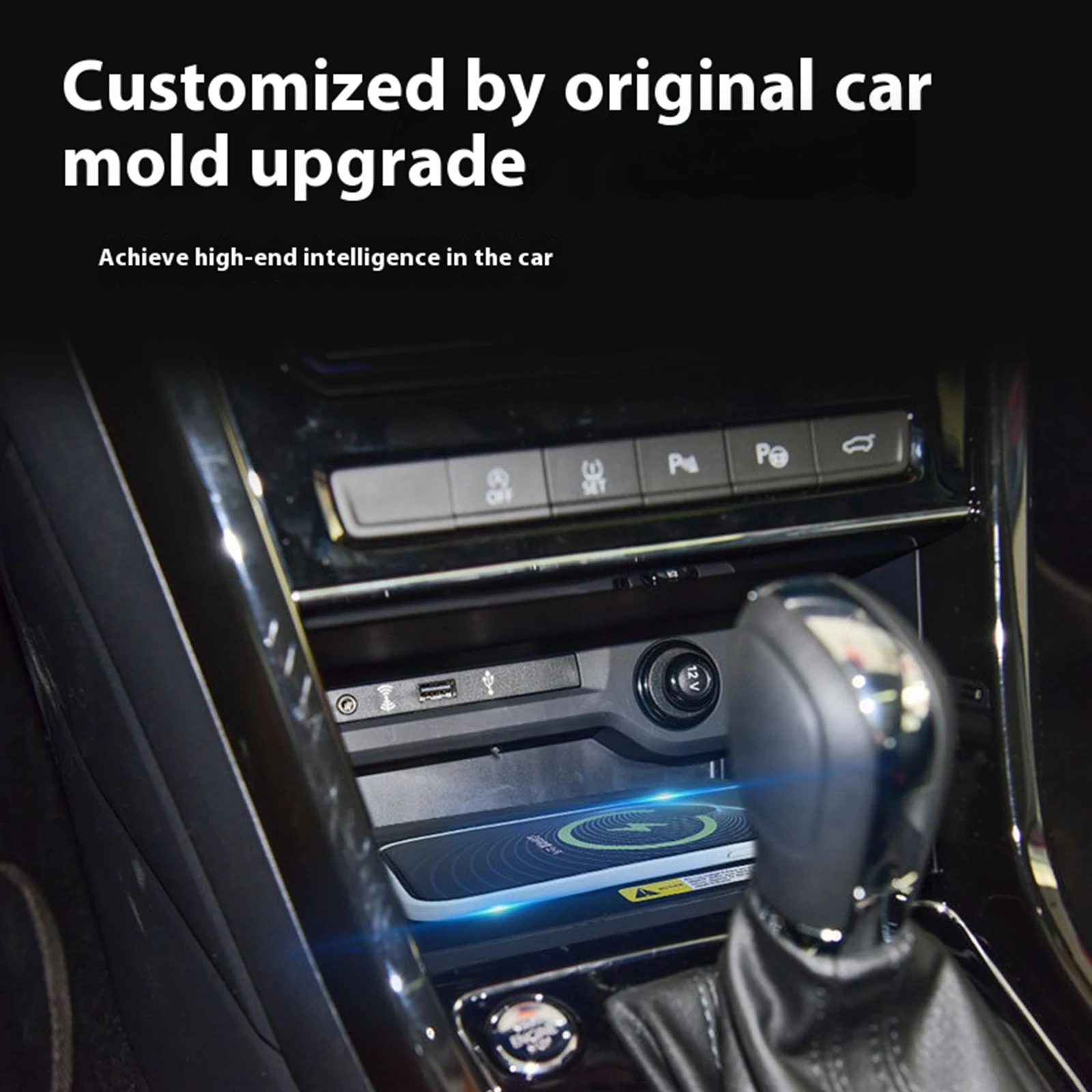 2 Din для Volkswagen Touran 20 – обзор и цена Wireless Car Charger Mount Fast Charging