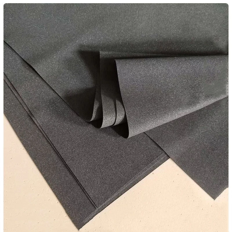 Custom Chloroprene Rubber CR Neoprene Foam Sheet Rubber Panel 500x2000mm 2pcs Oil Abrasion Ozone Resistance Elastic Seals Black