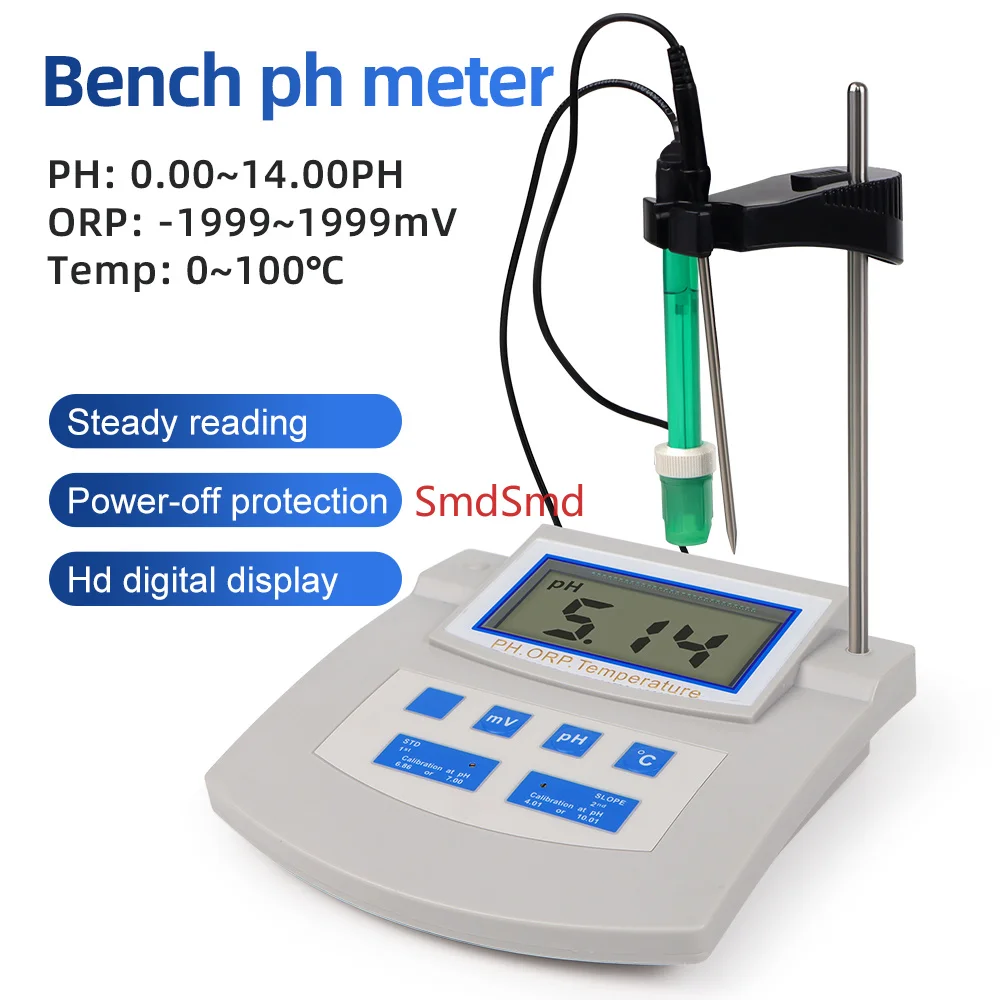 Desktop PH Meter Function 3 In 1 Water Quality Detector PH Temp ORP Meter Automatic Calibration Acidity Meter for Domestic Water