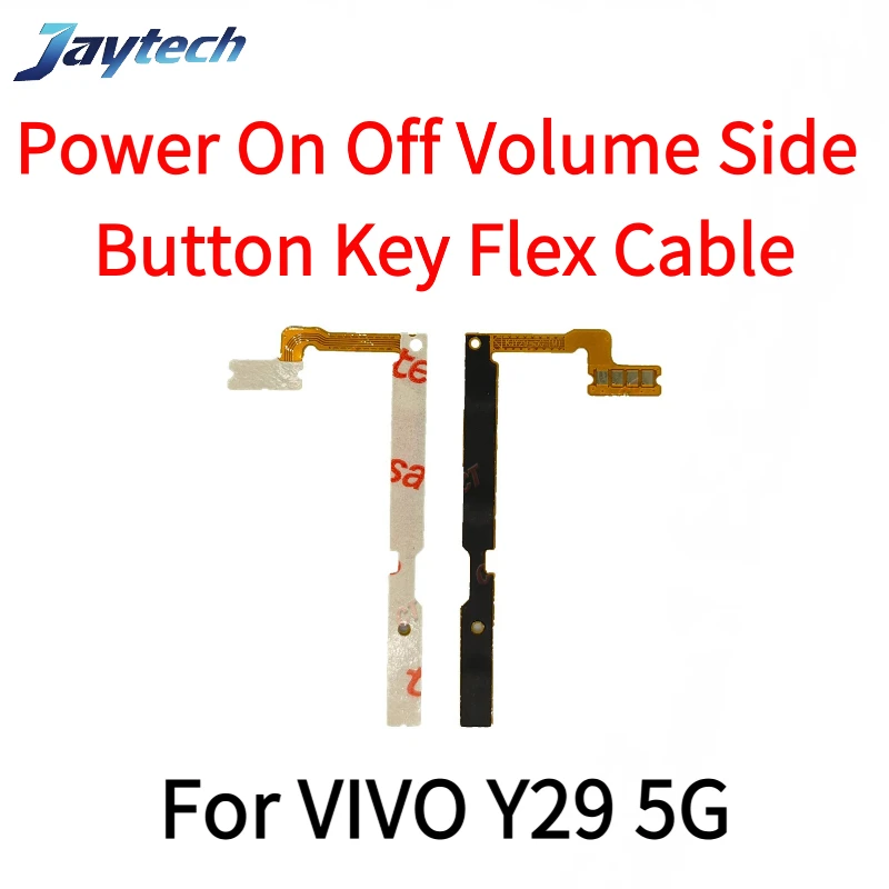 1 قطعة مفتاح زر جانبي لحجم الطاقة لـ VIVO Y29 Y75 V50 Lite 5G مفتاح الطاقة الجانبي + زر الصوت لـ VIVO X200S X60 Pro Plus 5G