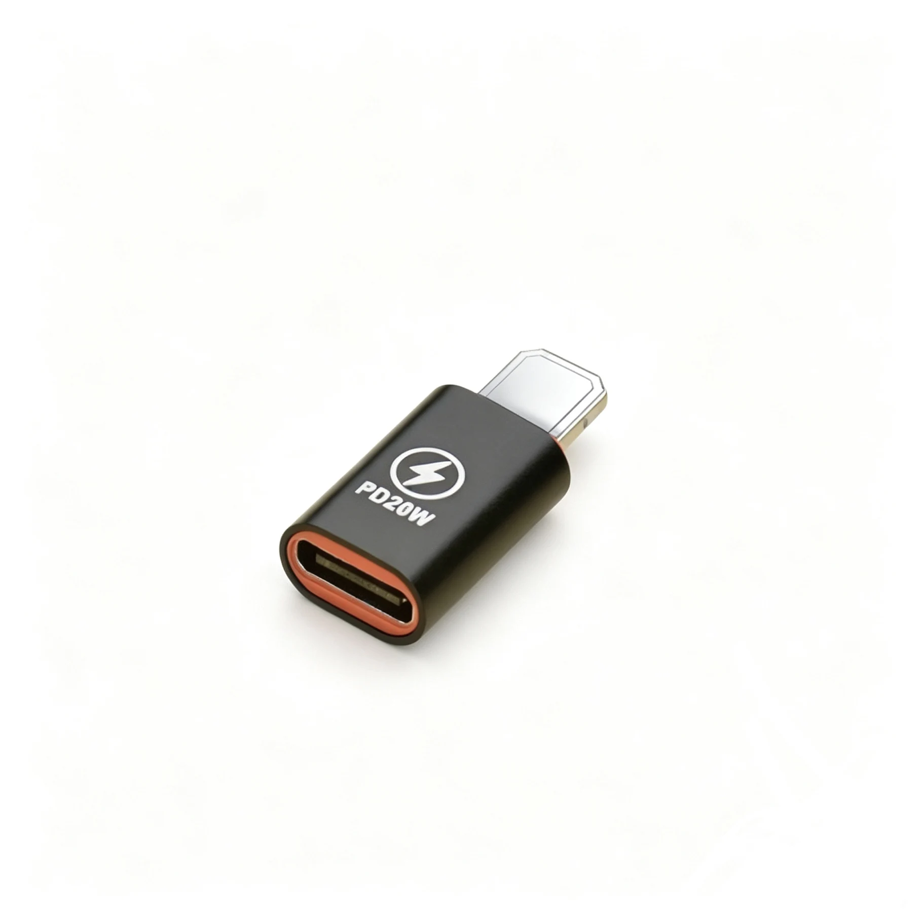 Adaptador USB C para Carregamento Rápido Lightning 20W PD, Conversor de Carregamento de Celular Tipo C para iOS