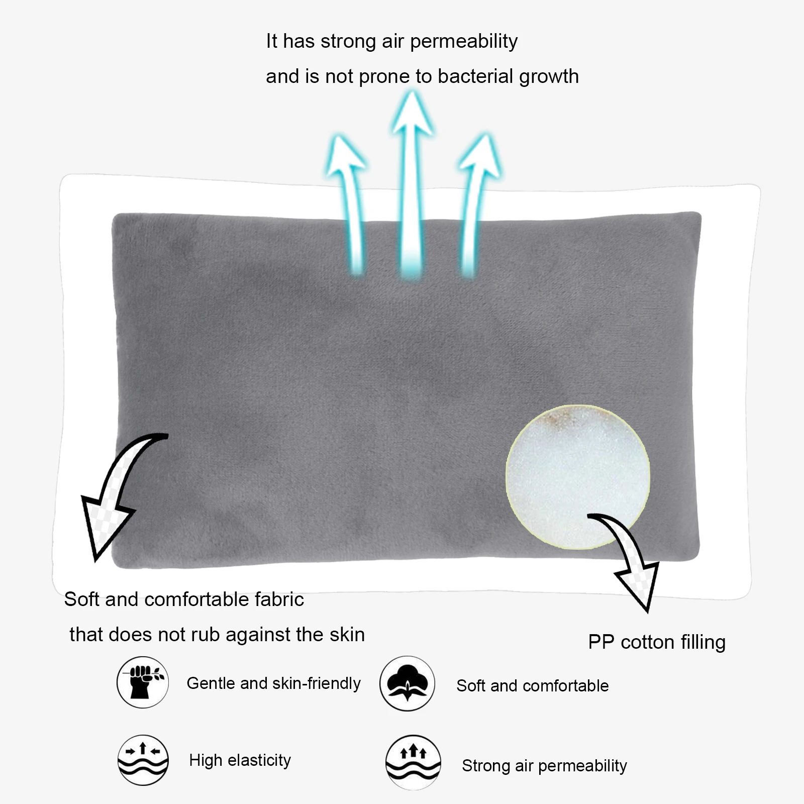 Small Pillows, Mini Neck Pillow for Sleeping, Lumbar Support, Decorative, Knee Pillow with Soft and Machine Washable for Pet