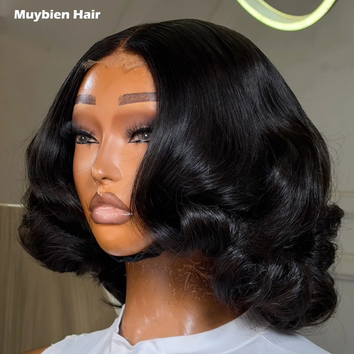Ready to Wear 2by6 Kimk Clousre Loose Body Wave Wigs Pre Plucked 13x6 13x4 HD Transparent Lace Frontal Bouncy Wave Glueless Wigs
