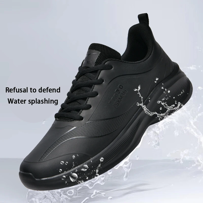 Men's casual running shoes, splash proof outdoor running shoes, fashionable and versatile men's shoes