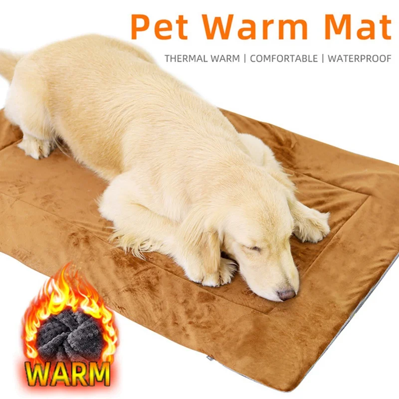 Pet Insulated Self-Heating Sleeping Pad Clip Meat Anti-Scratch Cat Dog Universal Pad Pet Electric Blanket