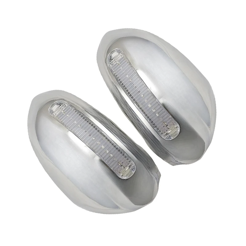 Cars Accessories Chrome Door Mirror Cover With LED For Honda Fit Jazz 2003 2004 2005 2006 2007 Hight-quality Car Exterior view 3