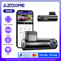 AZDOME M330 WiFi Dash Cam FHD 1296P Front Dash Camera for Cars Voice Control 0.96\