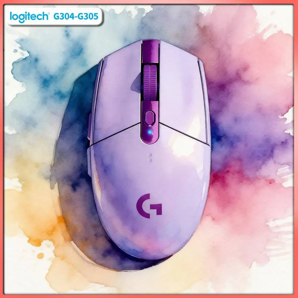 Gaming Mouse Logitech G305 Wireless, 12000 DPI HERO, 6 Programmable Buttons, 250hr Battery, 99g, PC Mac Gamers Pick