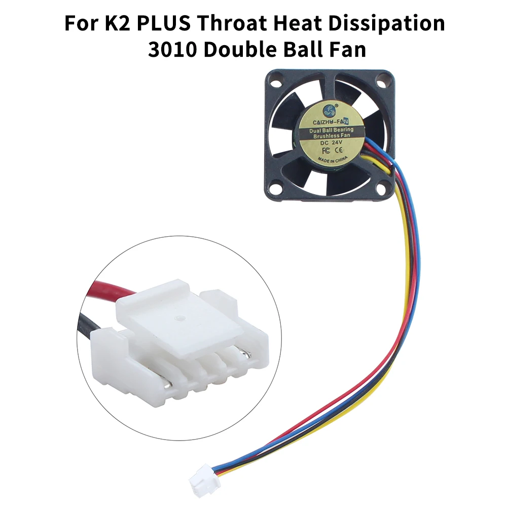 Per Creality K2 Plus 2507/3010/5015 Tubo della ventola Scheda madre Asse Ventole di raffreddamento Parti di ricambio per stampante 3D per K2