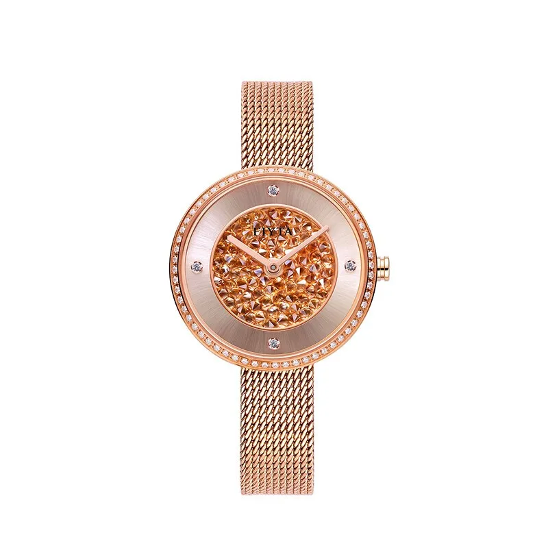 

Женские кварцевые часы FIYTA, сапфировое стекло, водонепроницаемость 30 метров, роскошные и модные женские часы