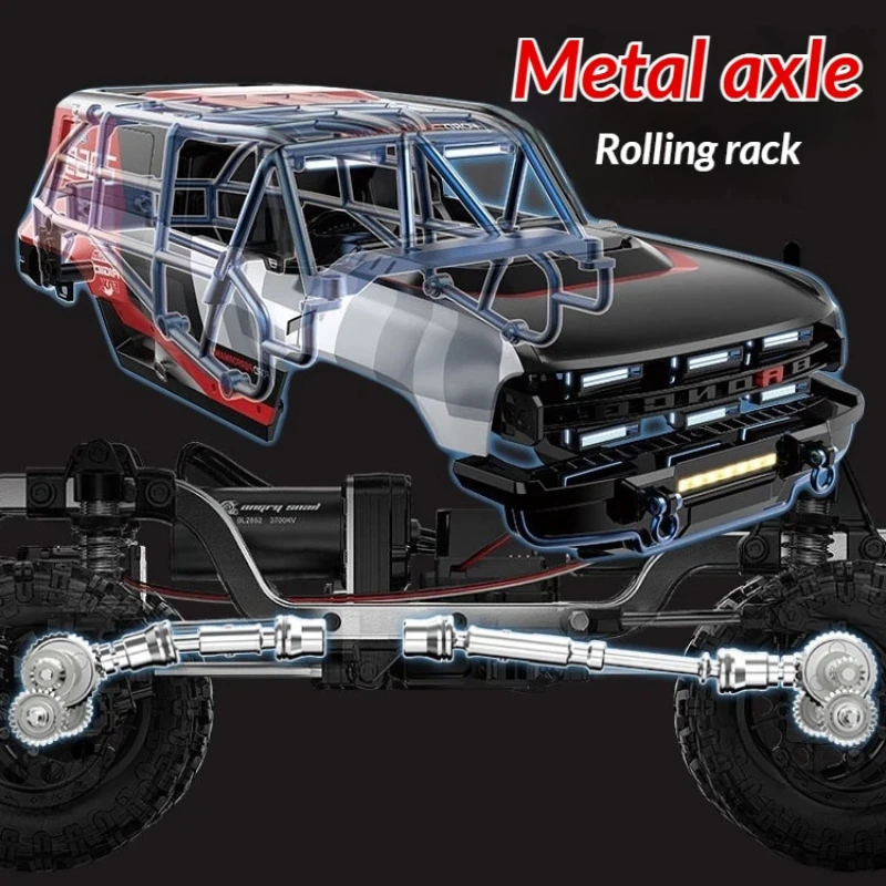 New Mjxrc H12p Rc Car Ford Licensed Brushless High Speed 4Wd Off Road Climbing Vehicle For Adult Outdoor Terrain Play