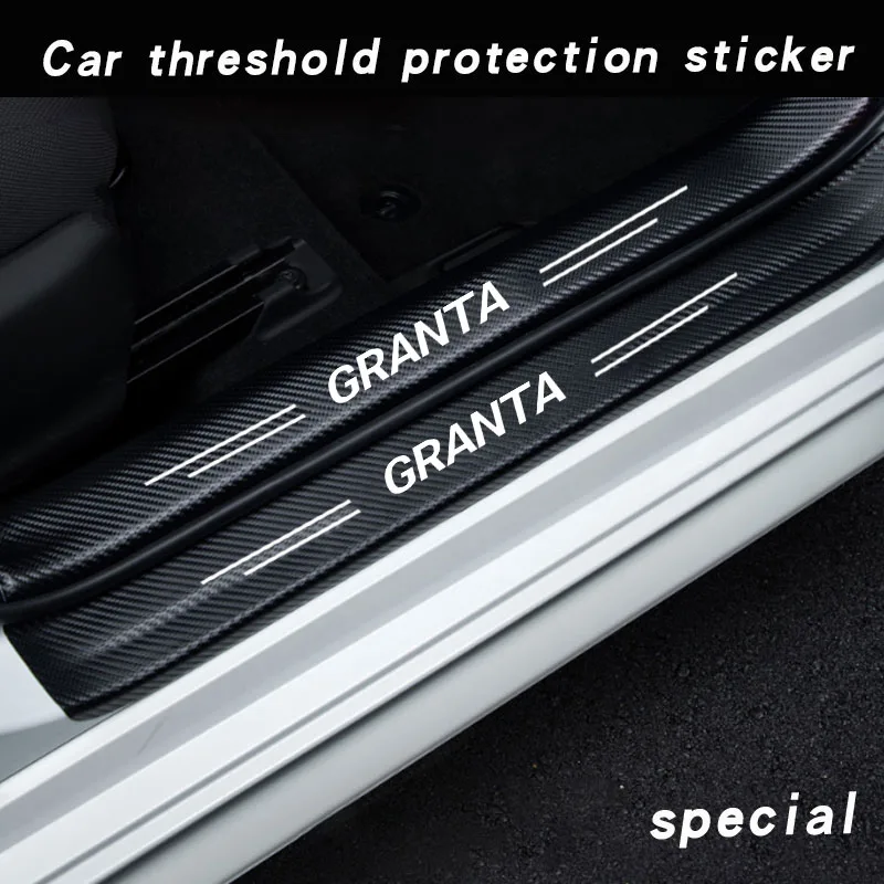 Car Sill pedal Rear Bumper Protection Stickers for lada Granta vesta kalina priora Niva Samara Vesta Largus Xray car Accessories