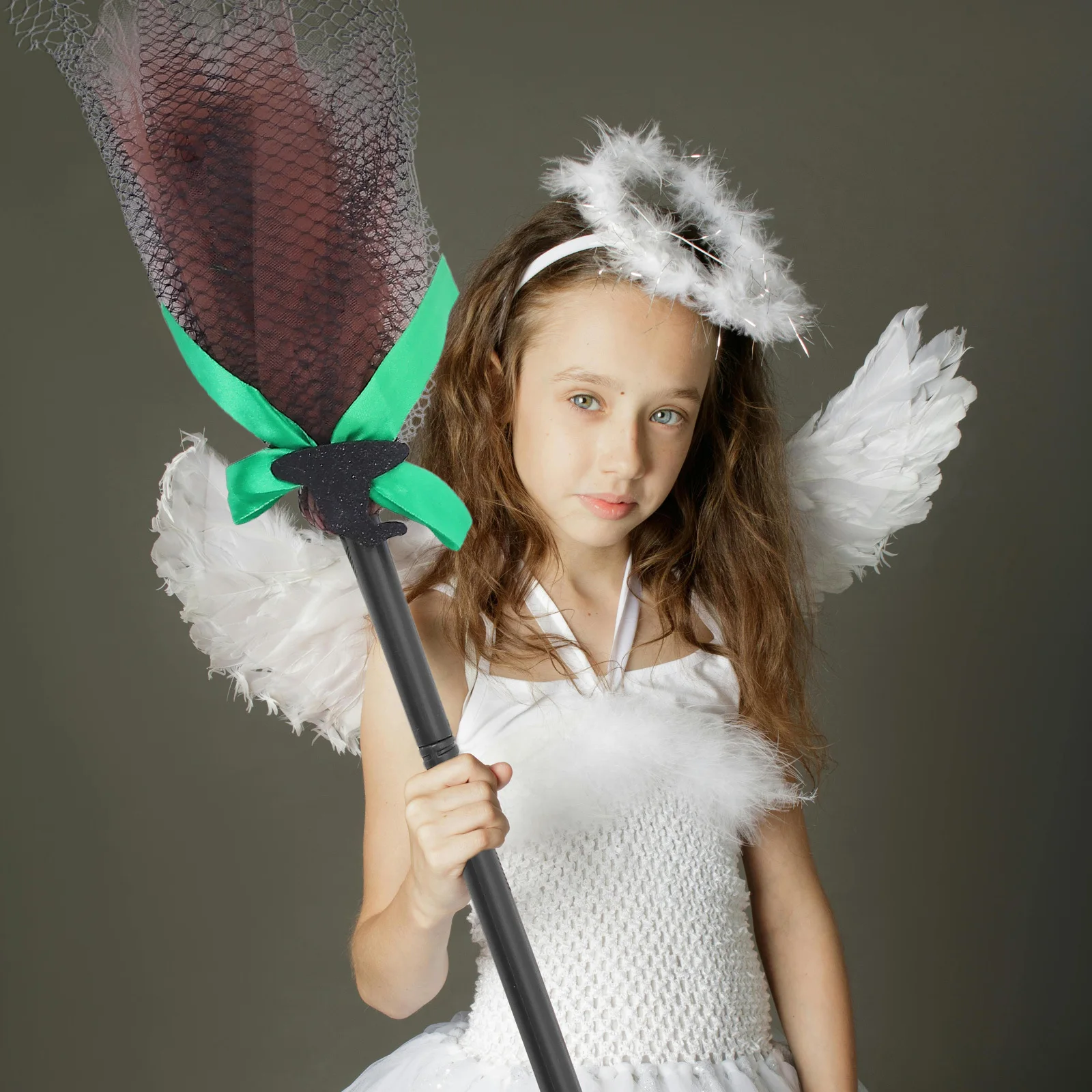 

2 шт., палочки ведьмы на Хэллоуин для детей, пластиковые легкие съемные метлы, косплей, декор для вечеринки, аксессуар для костюма ведьмы