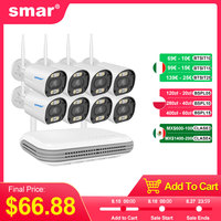 Smar Wireless CCTV System Wifi Camera Kit 5MP HD Security Camera Audio AI Face Detect IP 8CH NVR Video Surveillance Set ICSEE