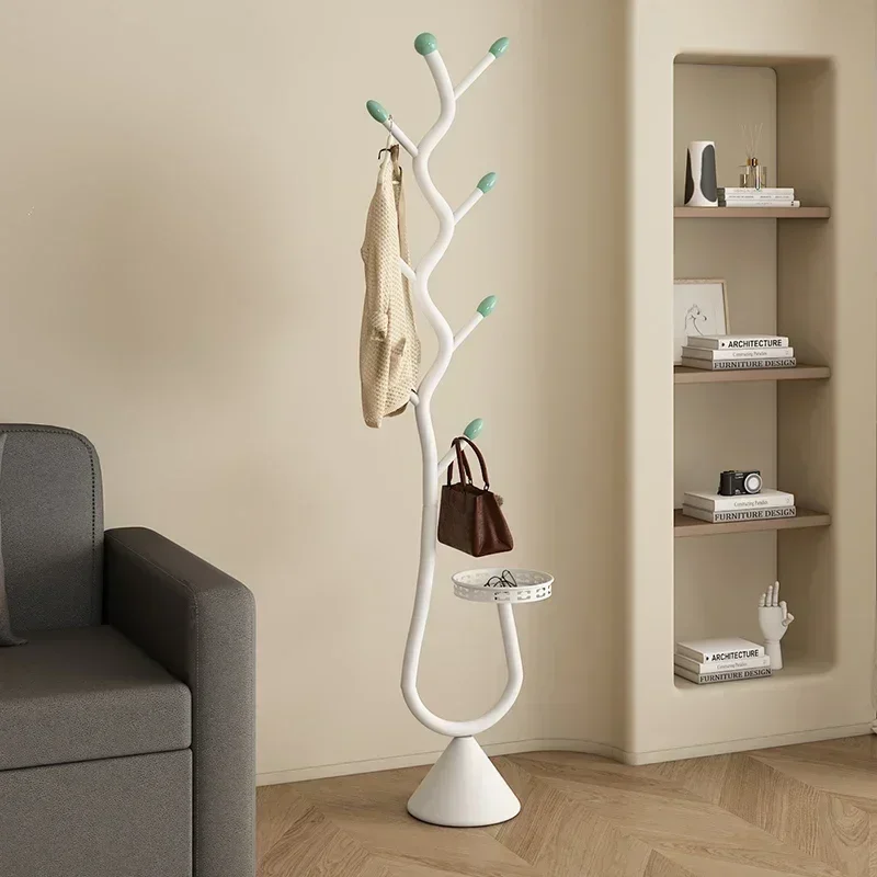 For Library Entrance Clothes Rack Balcony Minimalist Design Portable Coat Rack Clothing Cheap Modern Luxury Metal Percher Furnit