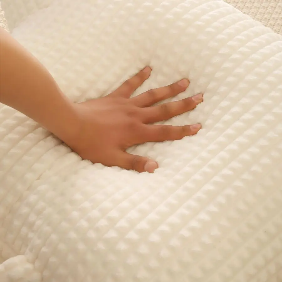 وسادة للجلوس في السرير، وسادة قراءة كبيرة بمسند ظهر مع مسند للذراع، وسادة دعم مسند الظهر للجلوس على الأريكة والأريكة وF