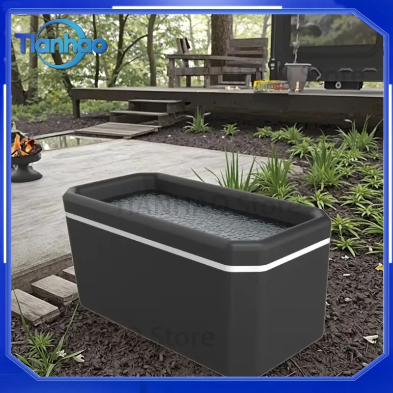 Portable PVC Inflatable Folding Bathtub for Outdoor Athletes Cold Water Therapy Spa & Hot Plunge Tub