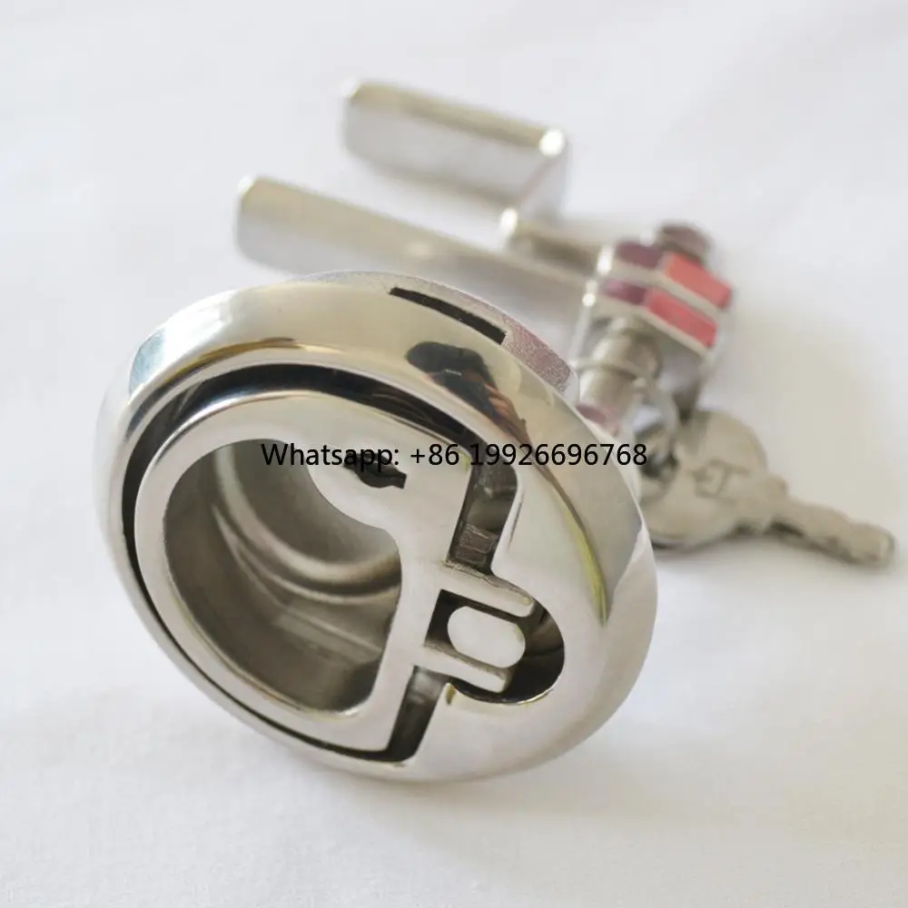 

Marine Boat Deck Hatch Flush Pull Latch Lock with Key Stainless Steel manufacturer