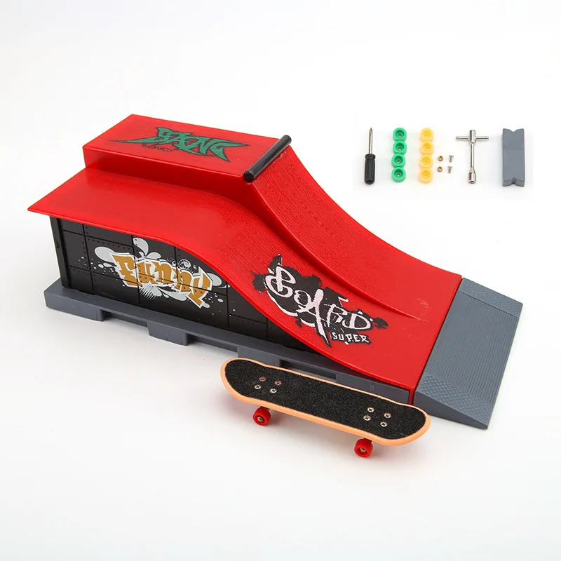 Dedo skate plataforma modelo local cena adereços novo conjunto de brinquedos criativos das crianças exclusivas