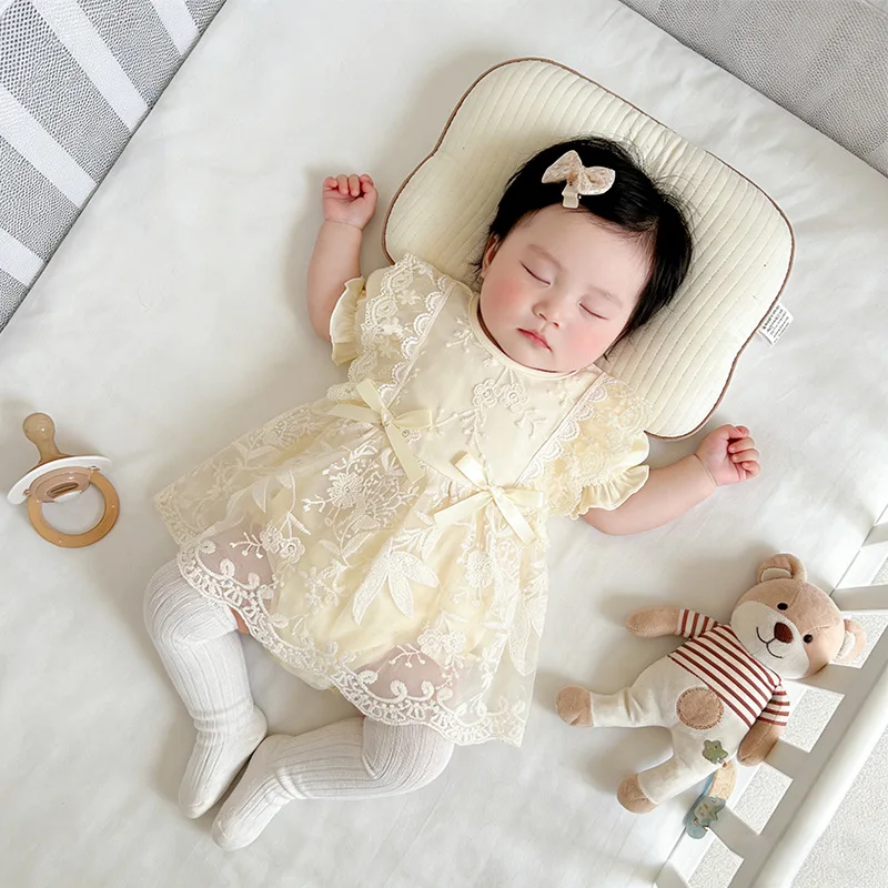 Baby Dress, Summer Outfit, Newborn Children's Jumpsuit, Full Moon Dress, Summer Thin Princess Dress Fart Skirt