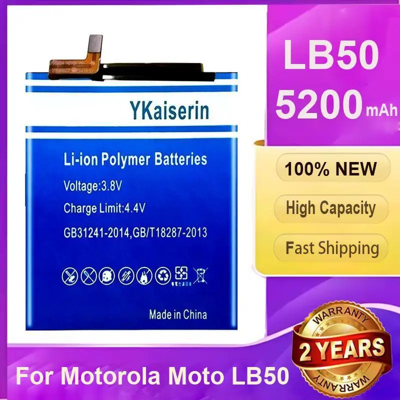 

Robust Mobile Phone Battery For Motorola Moto LB50 5200Mah