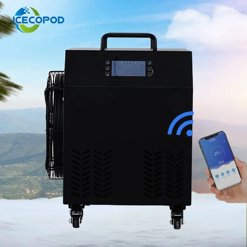 Factory Supply Water Chiller 1HP Ice Bath chiller with optional WIFI and UV water chiller for cold plunge pools