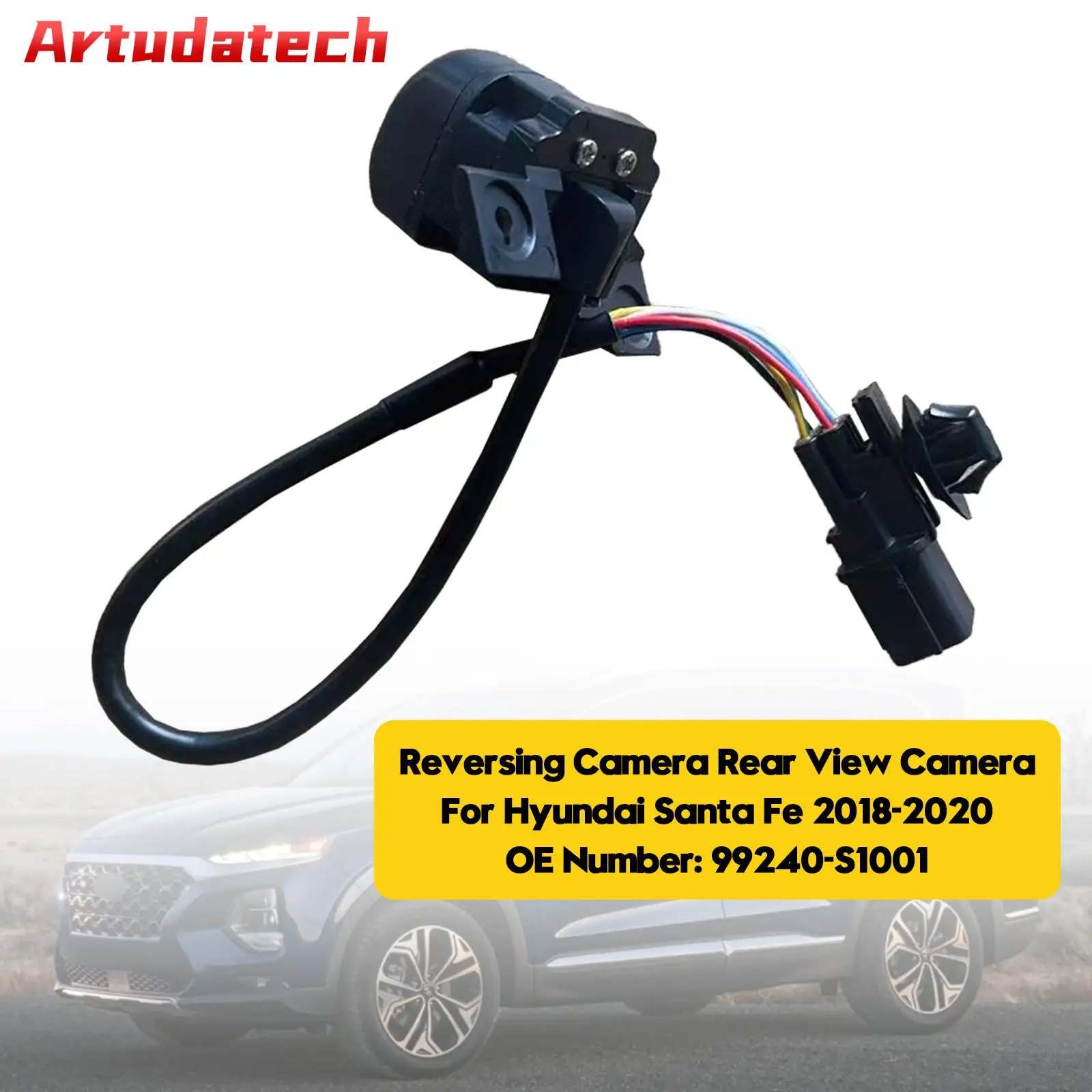 

Artudatech Reversing Camera Rear View Camera 99240-S1001 For Hyundai Santa Fe 2018-2020 2019