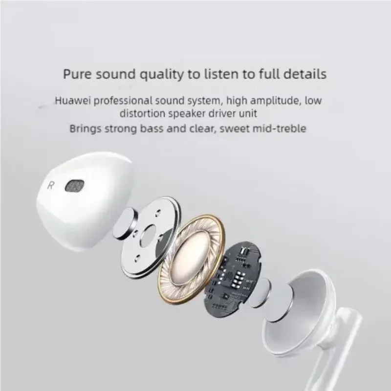 سماعات هواوي CM33 من النوع C سماعات أذن عالية الدقة مع ميكروفون سلكي لهاتف هواوي P60 40 50 Pro Nova 11 10 Mate X5 50 40Pro