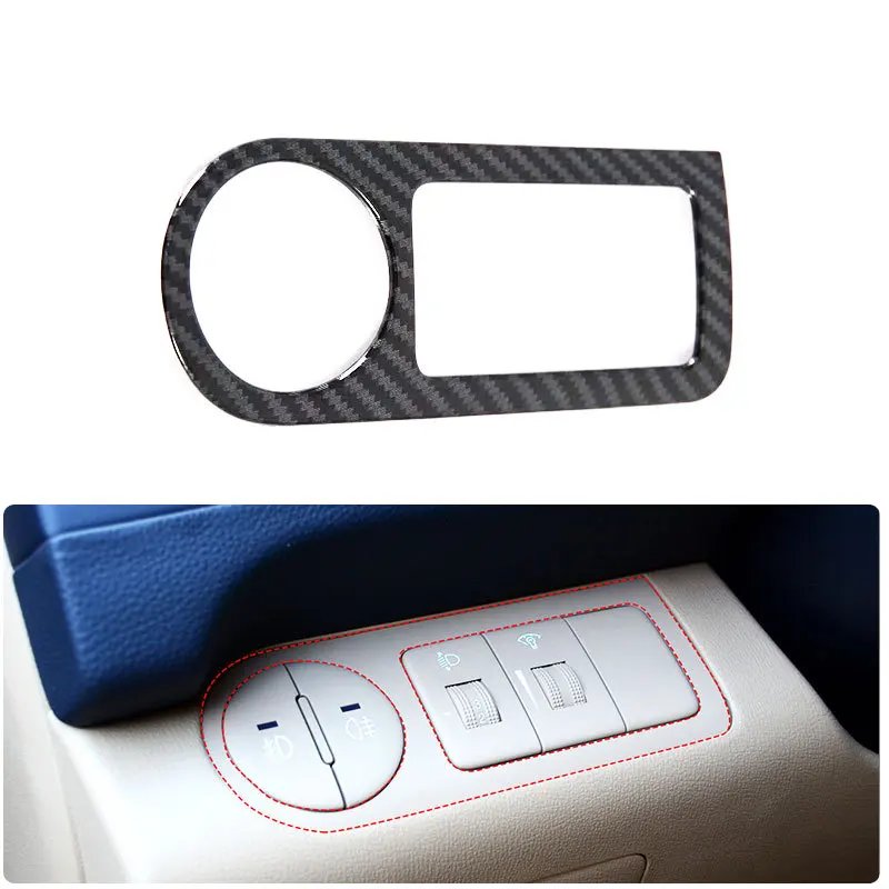 

Для Hyundai Grand Starex H1 H-1 2018 2019 2019, крышка регулировки фар автомобиля из углеродного волокна, накладка, молдинг, аксессуары для стайлинга автомобиля