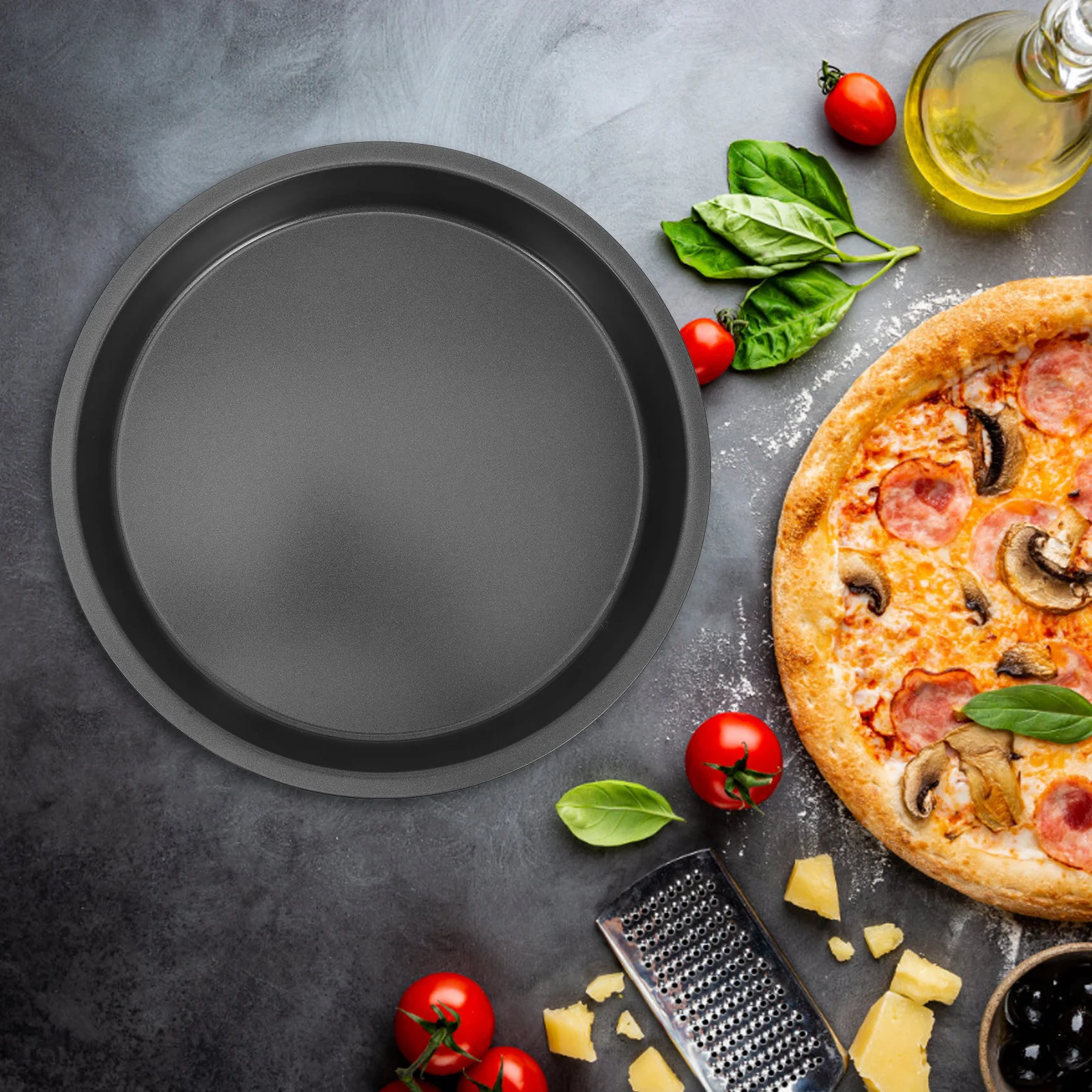 

Cake Mold Non Stick Round Baking Pan For Sausage Steak Oven Microwave Kitchen Tool Stainless Steel Tray