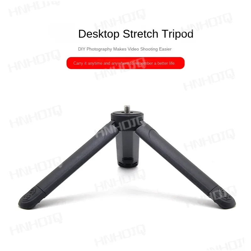 Desktop Handheld Tripod Photography Miniature Camera Telescopic PTZ Small Tripod Phone Stand for Live Streaming