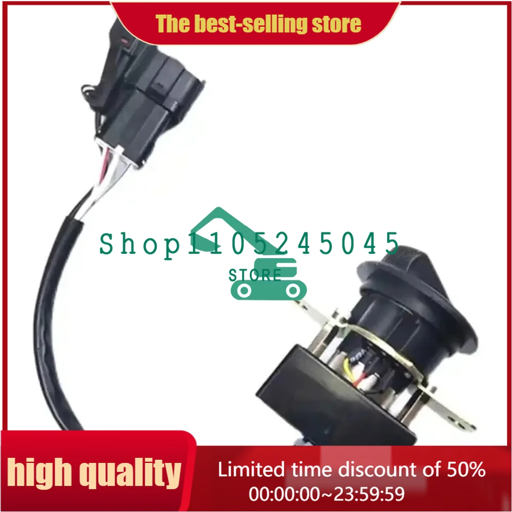 

14542152 VOE14542152 for EC140B/210/220/240/290/360/380 Selector Switch Fuel Control Throttle Knob Switch Excavator accessories
