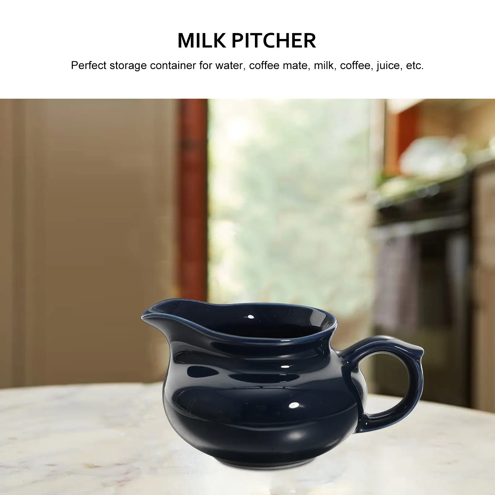 Ceramic Sauce Cup with Handle Multi-Function Soy Sauce Bowl Gravy Boat Household Condiment Container for Table Use