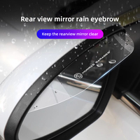 2Pcs Car Rearview Mirror Rain Eyebrow Rainproof Cover For MG HS MG4 EV Cyber X MARVEL R ZS ES5 ONE Cyberster MG3 MG5 MG7 MG6 EZS