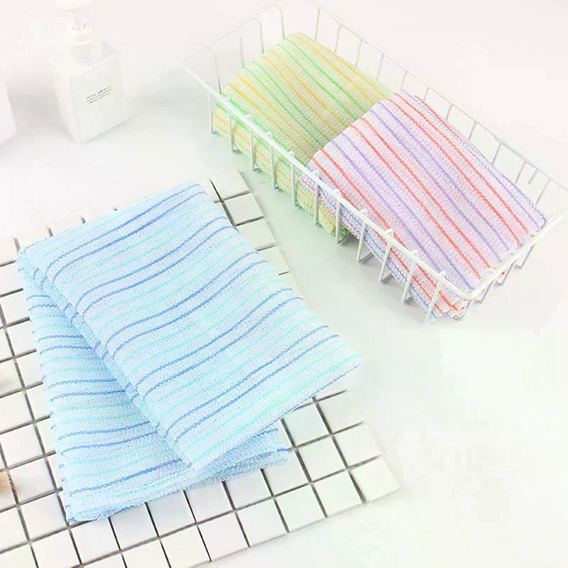 Korean Towel Exfoliating Long Viscose Bath Back Scrub Viscose Bath Towel 30x90cm