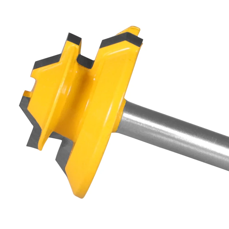 For Wood Tools End Mill 45° Degree Lock Miter Router Bit 6MM 6.35MM 8MM 12MM 12.7MM Woodworking Milling Cutter