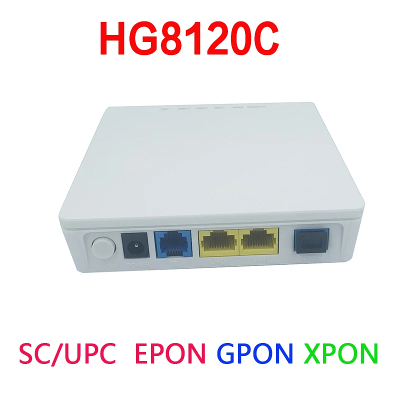 GPON ONU HG8120C ONT termianl English software compatible HG8321R FTTH GPON/EPON/XPON ONT OPTICAL MODEM suitable for Huawei