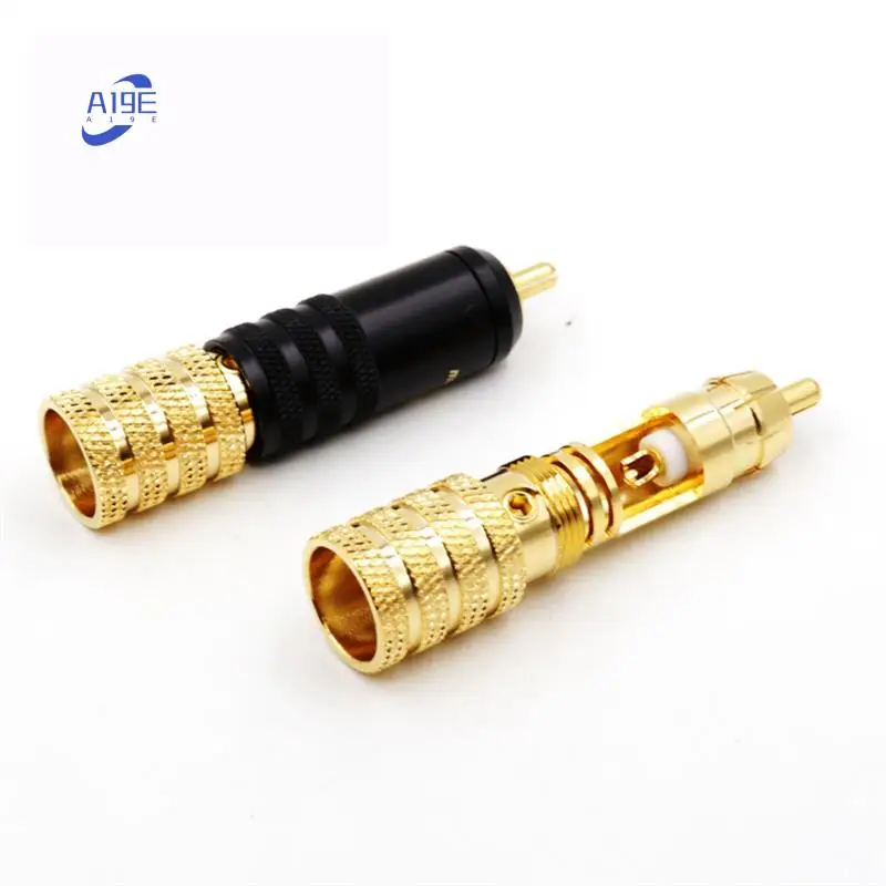 

A19E-4PCS WBT-0150 Разъем RCA Адаптер Hi-Fi Разъем RCA Аудиоразъем Клемма Позолоченная Медь с винтовой фиксацией