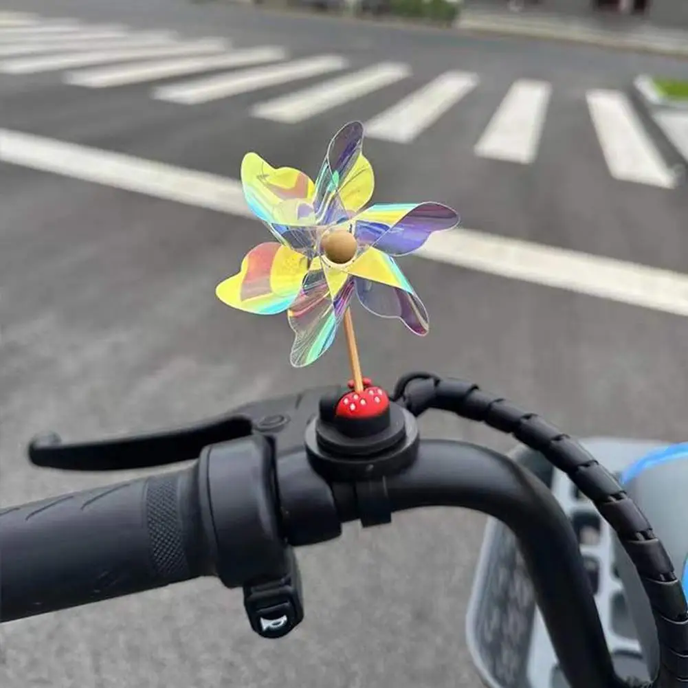 1PCS Motorcycle Bike Handlebar Windmill Car Dashboard Decor Creative Cute Motorcycle Bike Car Ornaments