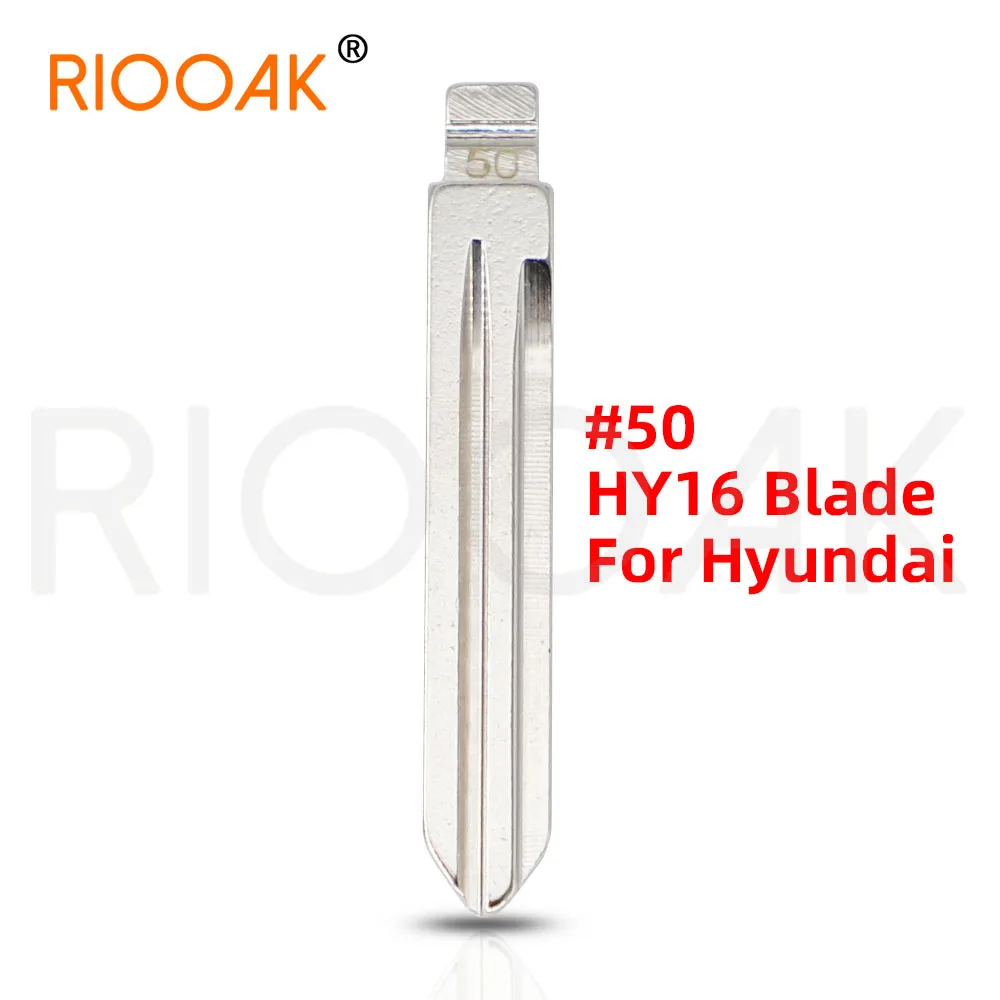 10pcs50#  HYN14 HY16 Flip Blank key Blade 50# HYN14FH for Hyundai ACCENT ELANTRA Kia Key Blade for KD keydiy xhorse VVDI remotes