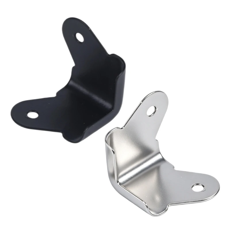 Y5JB Metal Edges Corner Protectors for Cabinet Corners, Corner Guards with Fixed Mount Holes, for Home Furniture Repair Job