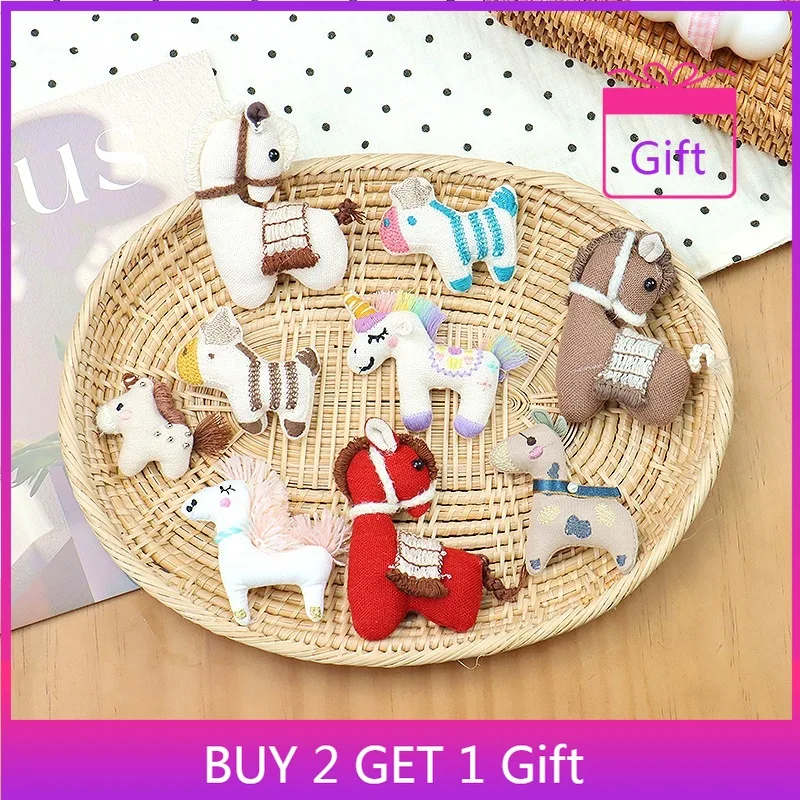 diy-cottagecore-пони-принадлежности-для-рукоделия-3d-тканевая-заколка-для-лошади-набор-для-изготовления-заколок-для-волос-для-милых-девчачьих-аксессуаров