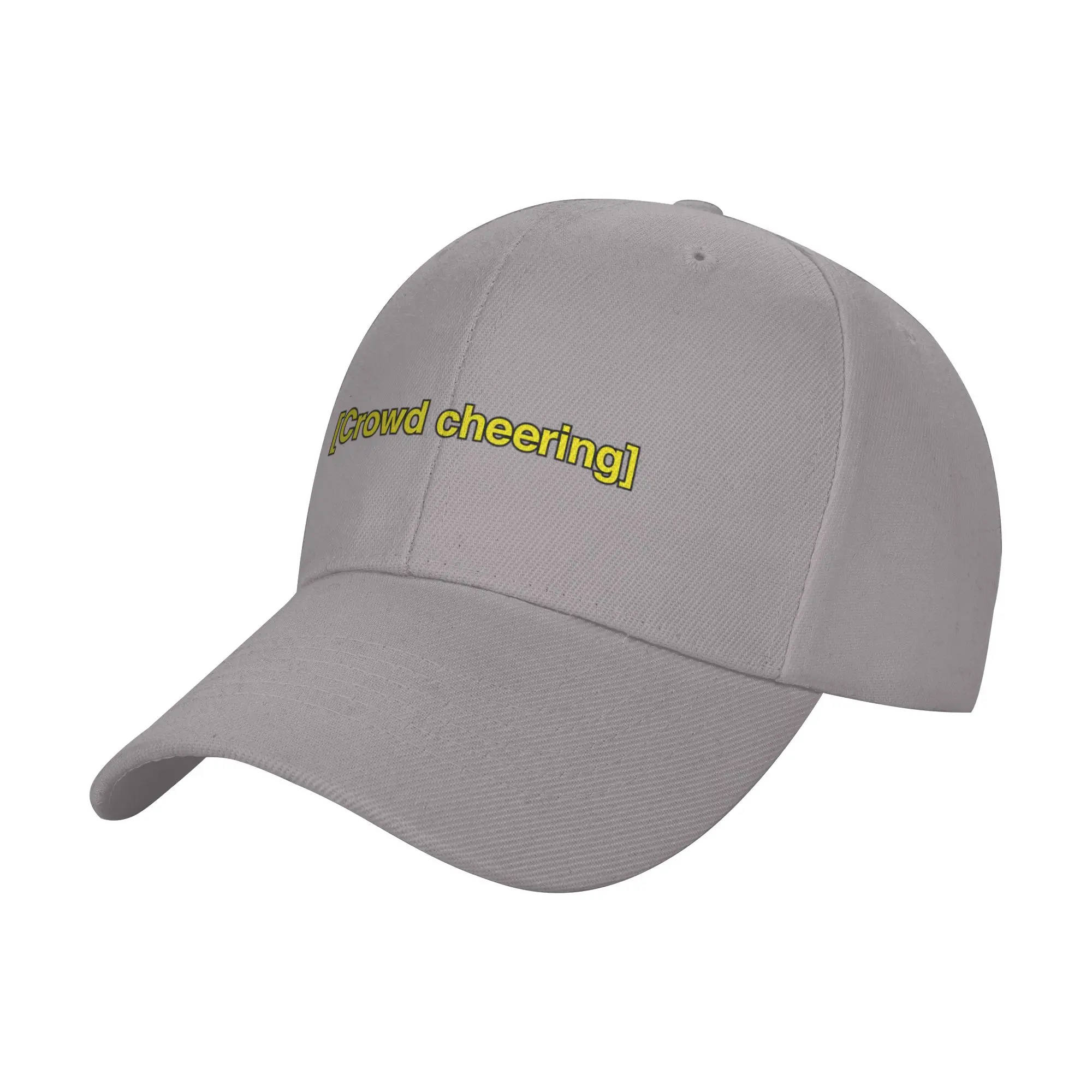 Crowd Cheering - Funny Closed Captions from TV and movies Trendy Baseball Cap Parent-Child Outing Low Profile Hip Hop Cap