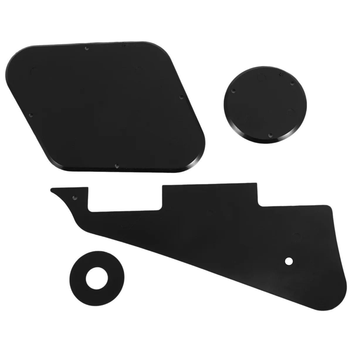 SMIEA 1 комплект, черная накладка/полость/крышки переключателей/пластина выбора звукоснимателя/кронштейн/винты для стиля гитары LP