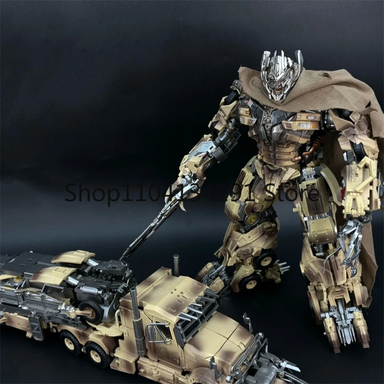 Original Transformers DP01 DP-01 MG Tank Megatank Desert Color Extra Large 35CM Articolato Action Figure Robot Toy