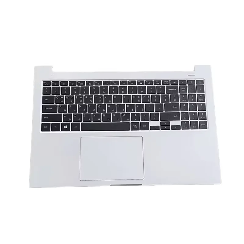 For Samsung NP550XCJ 551XCJ 550XCR Laptop Palmrest Keyboard with Korean Language view 2